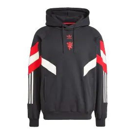 adidas Manchester United Orginals Hoodie 24/25 (Black/MUFC Red)