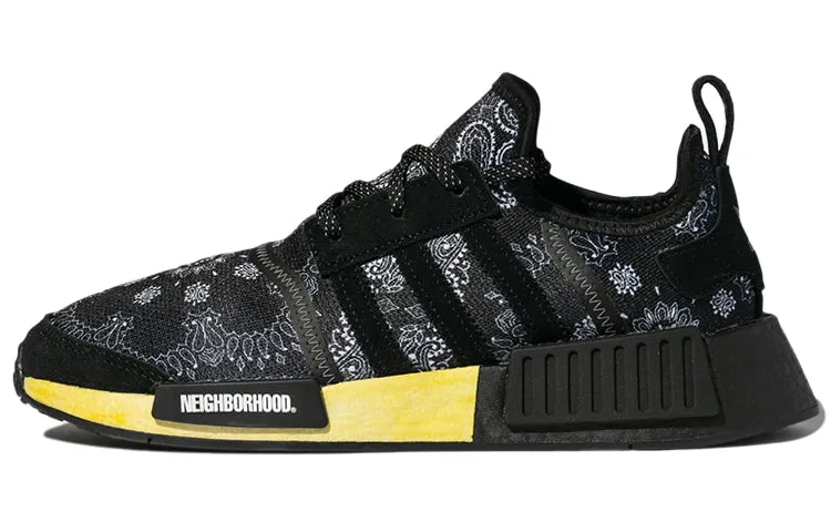 Adidas NMD R1 Neighborhood Paisley Black