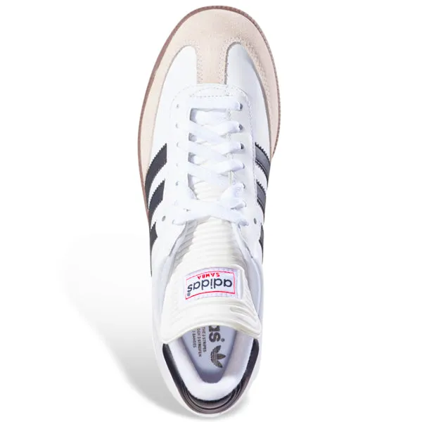 adidas Samba Classic Indoor Shoes (White/Black)