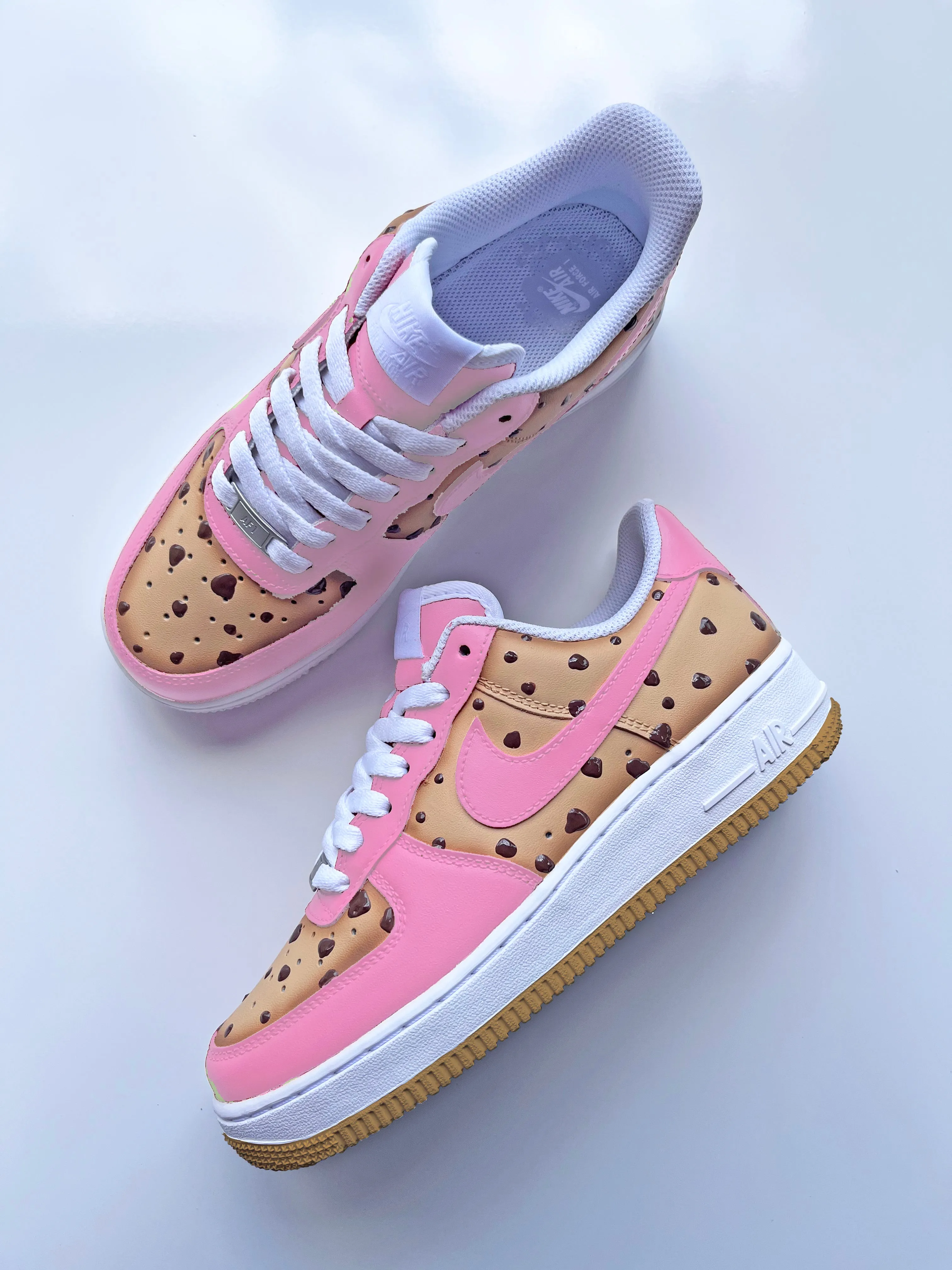 Baked and Ready Pink Cookie Sneakers Sz 8.5 WMS