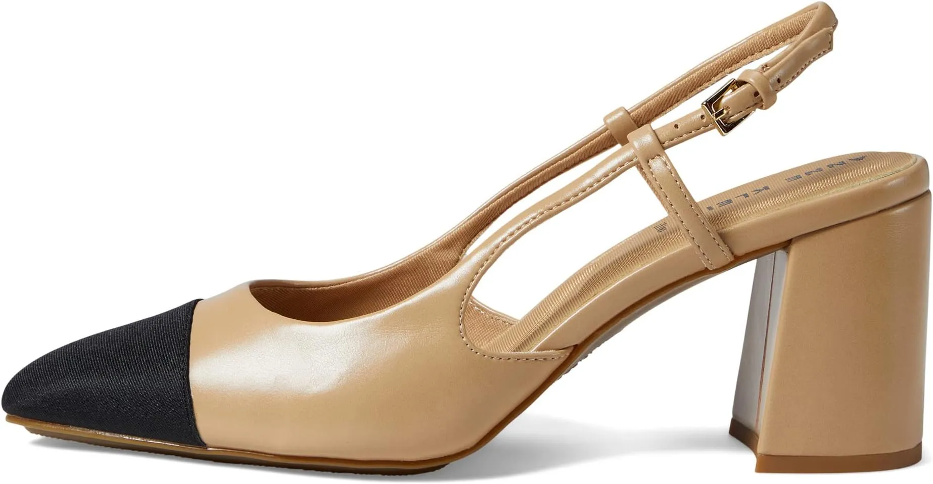 Brinlee Anne Klein shoes, Nude/Black