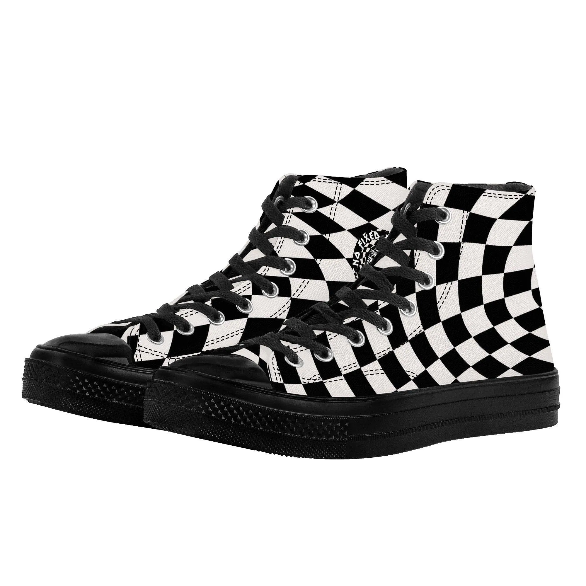 Checkered Hi tops