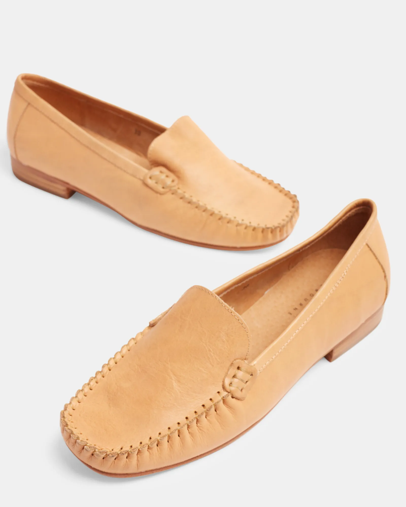 Cigar Leather Loafer - Latte