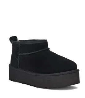 Classic Ultra Mini Platform in Black by UGG