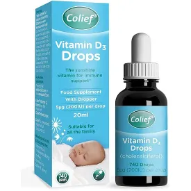 Colief Vitamin D3 Drops 20ml (N)