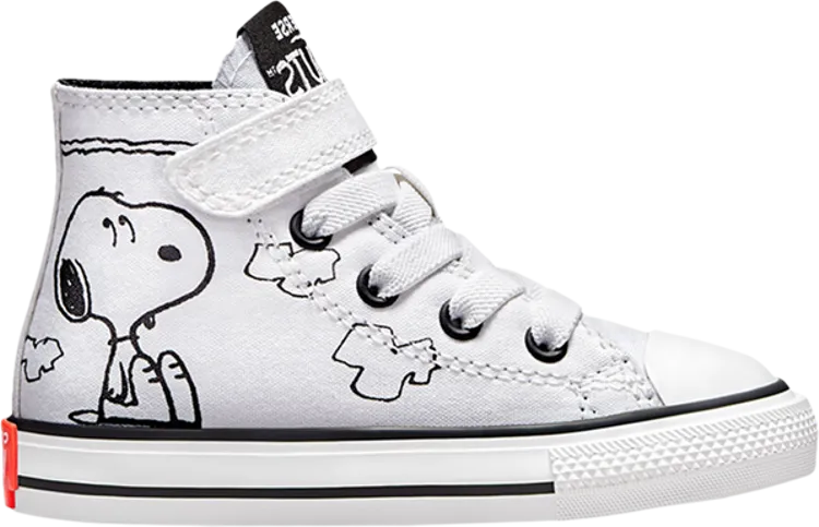 Converse Peanuts x Chuck Taylor All Star Easy-On High TD Snoopy and Woodstock Sneakers, White