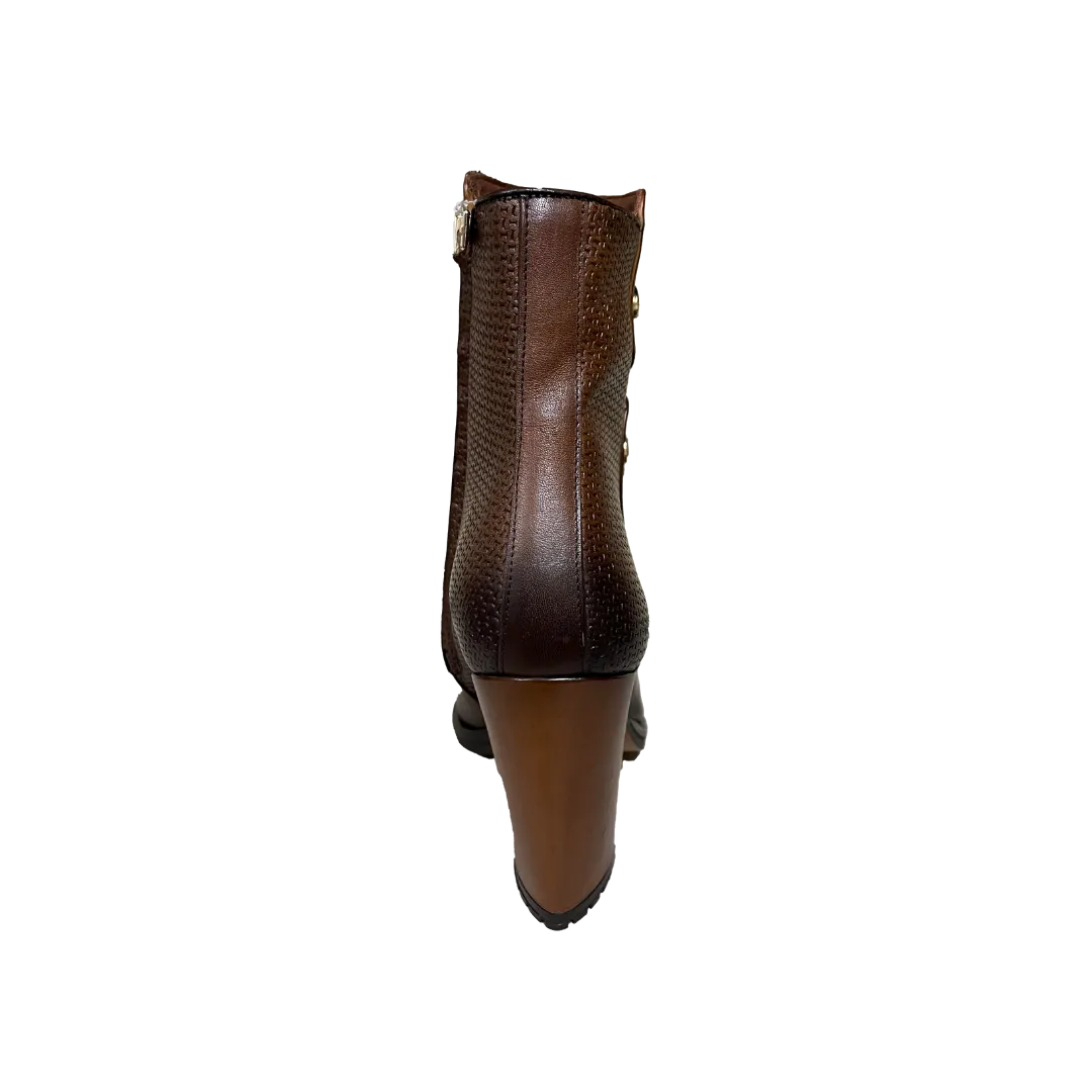 Cuadra Women's Brown Ternera Paris Bootie