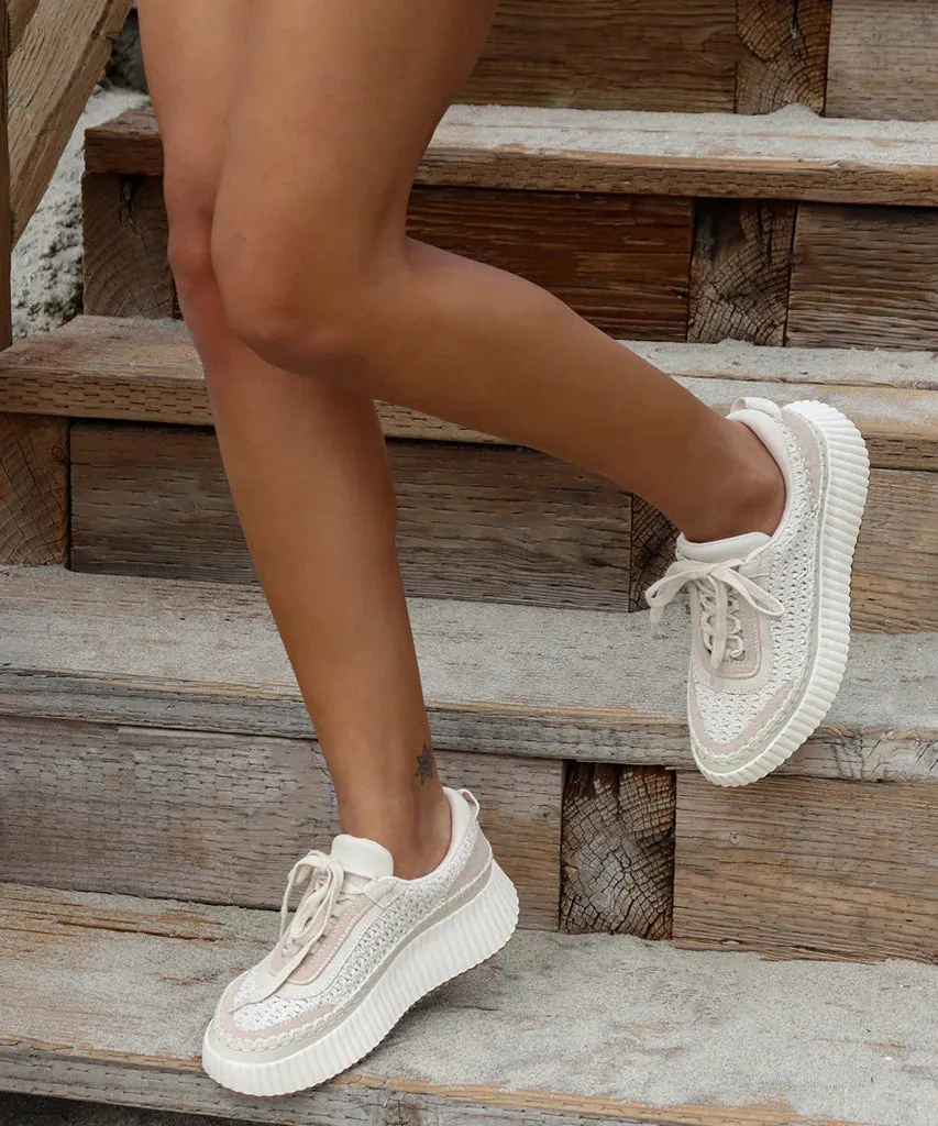 Dolen Sandstone  Knit Sneakers