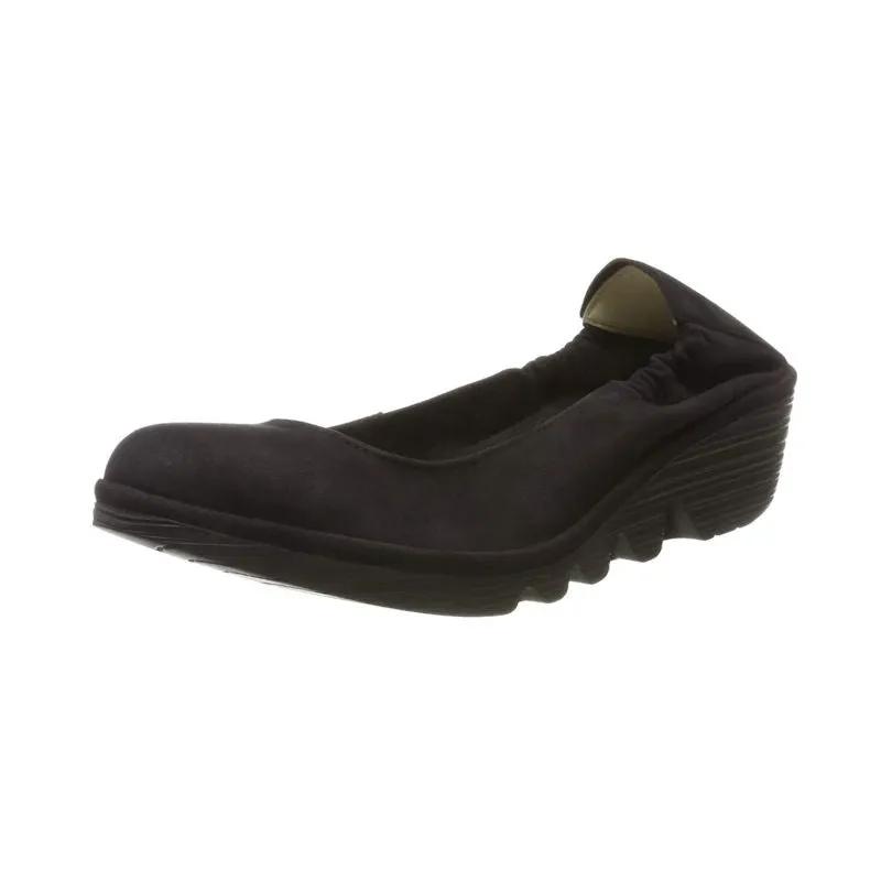 Fly London Pled819Fly  Black Suede Women's Shoes Final Sale