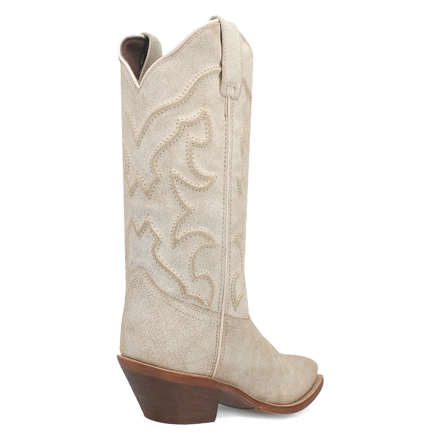 Laredo Womens Reva Bone Leather Cowboy Boots