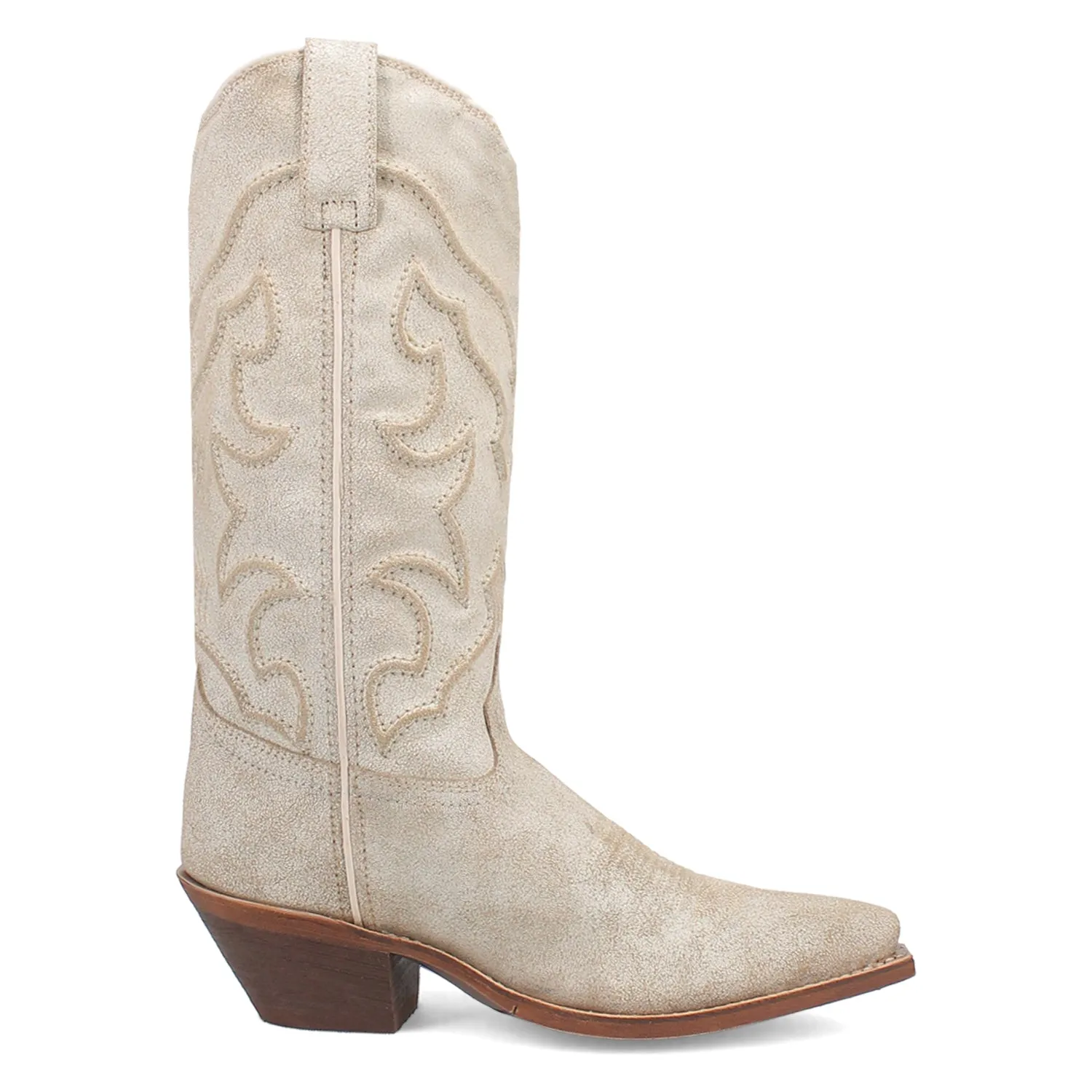 Laredo Womens Reva Bone Leather Cowboy Boots