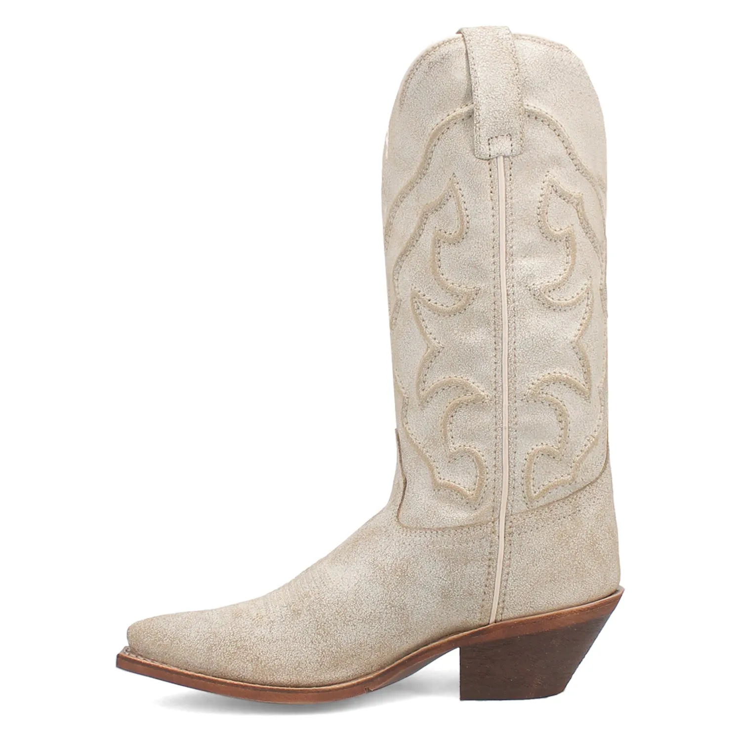 Laredo Womens Reva Bone Leather Cowboy Boots