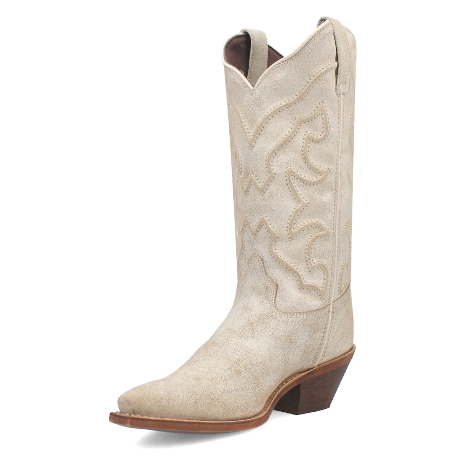 Laredo Womens Reva Bone Leather Cowboy Boots