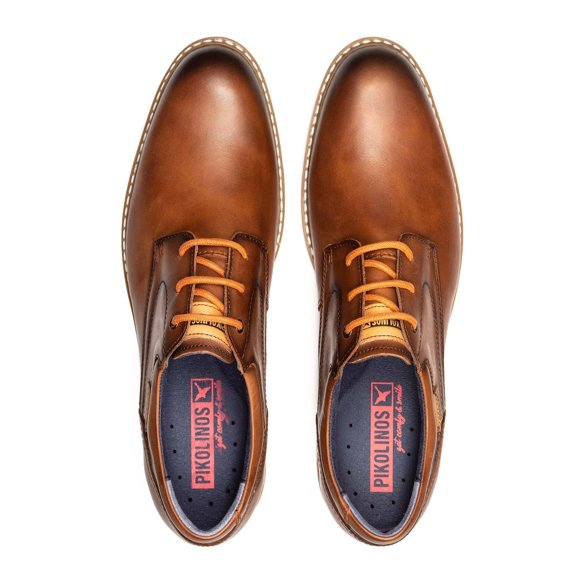 Men's Pikolinos Avila lace-up Shoes Color: Cuero