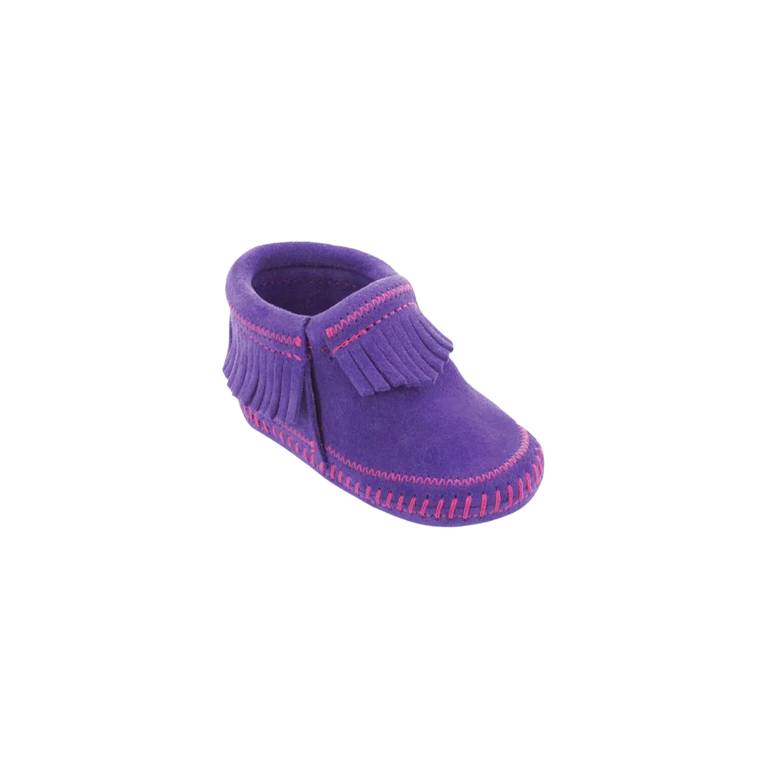 Minnetonka Kid's Riley Purple Bootie