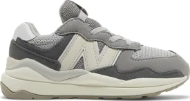 New Balance 57/40 Bungee Toddler 'Castlerock Moonbeam' sneakers, gray