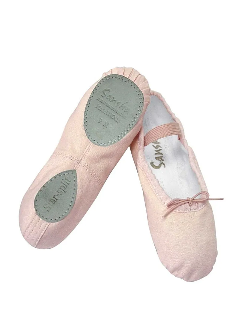 ON SALE Star-Split Youth Canvas Ballet Shoe