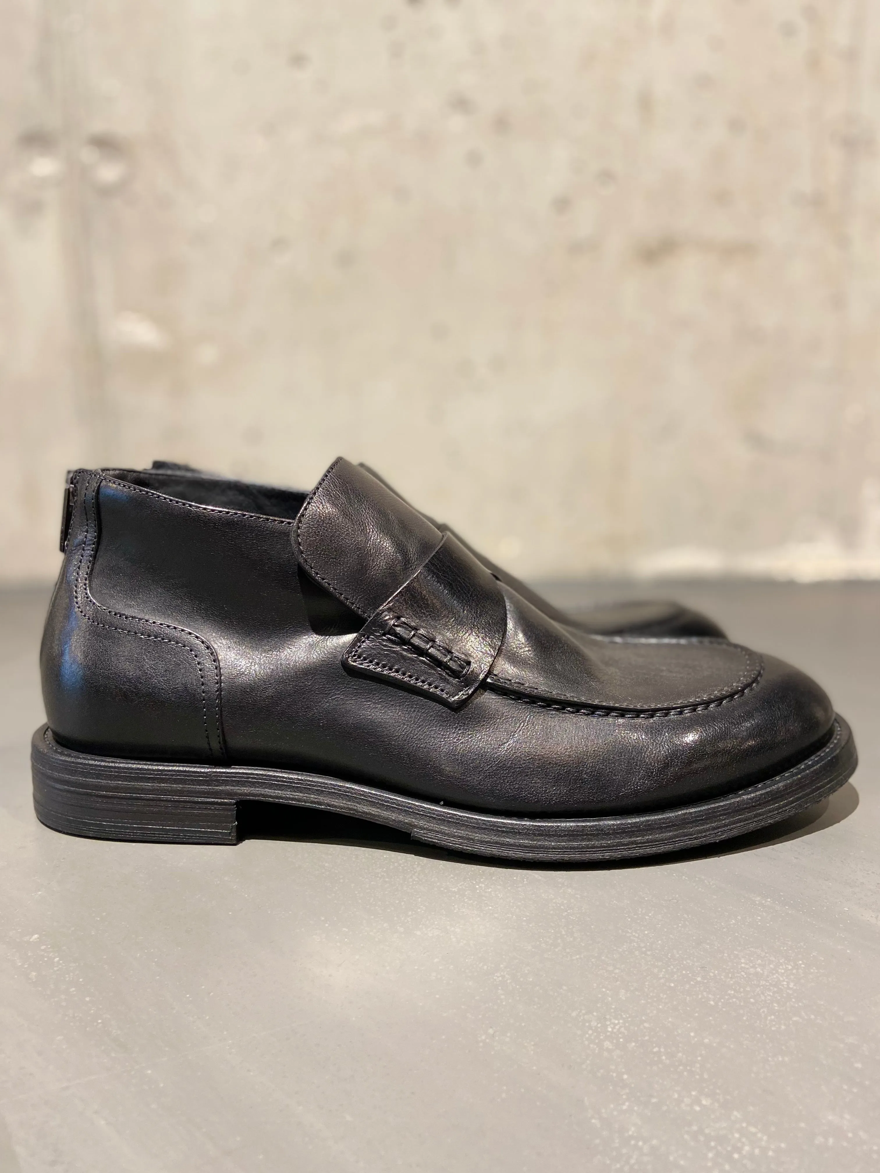 PANTANETTI MID TOP LOAFER BLACK