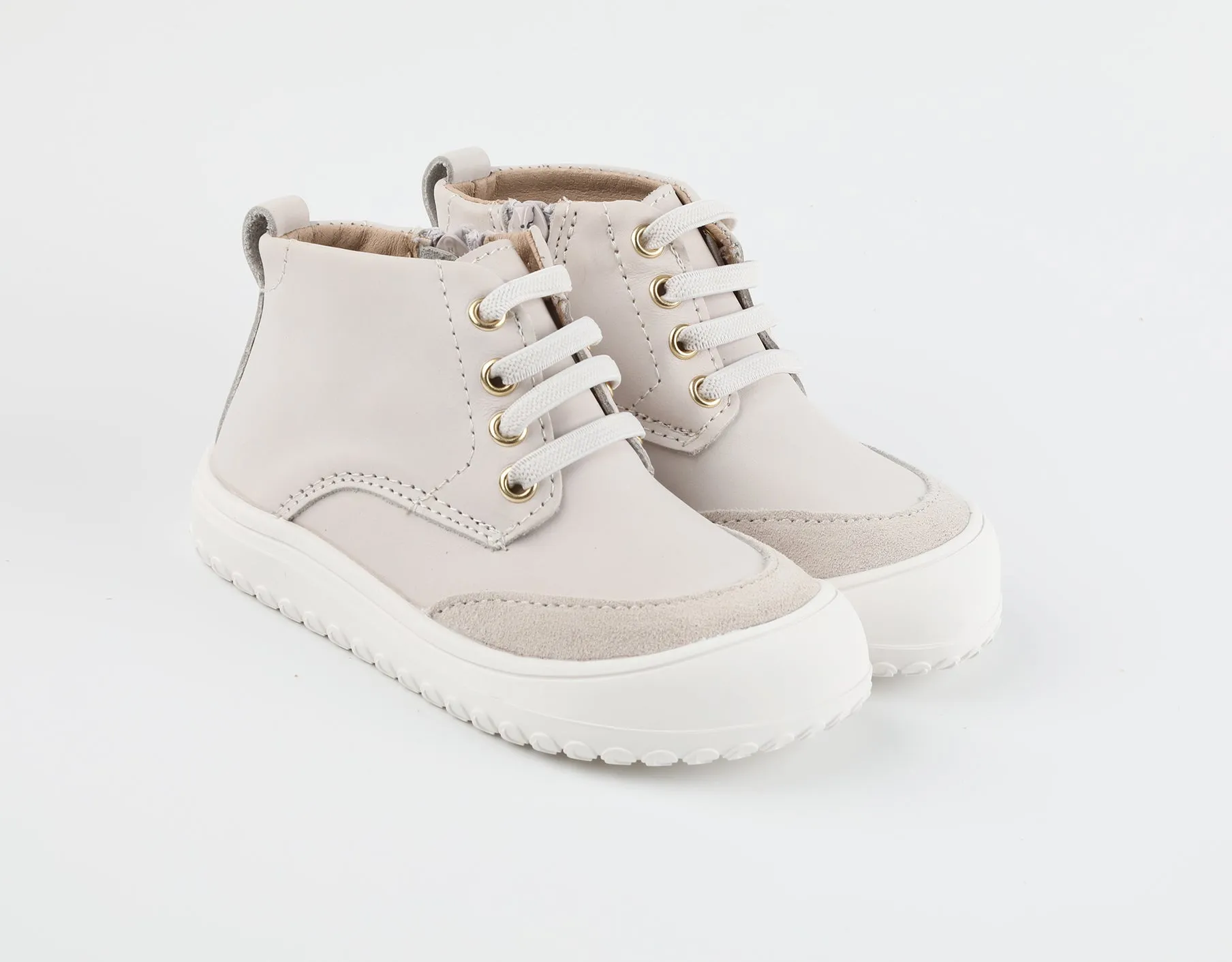 Play Perfect Bone High Top {Premium Leather}