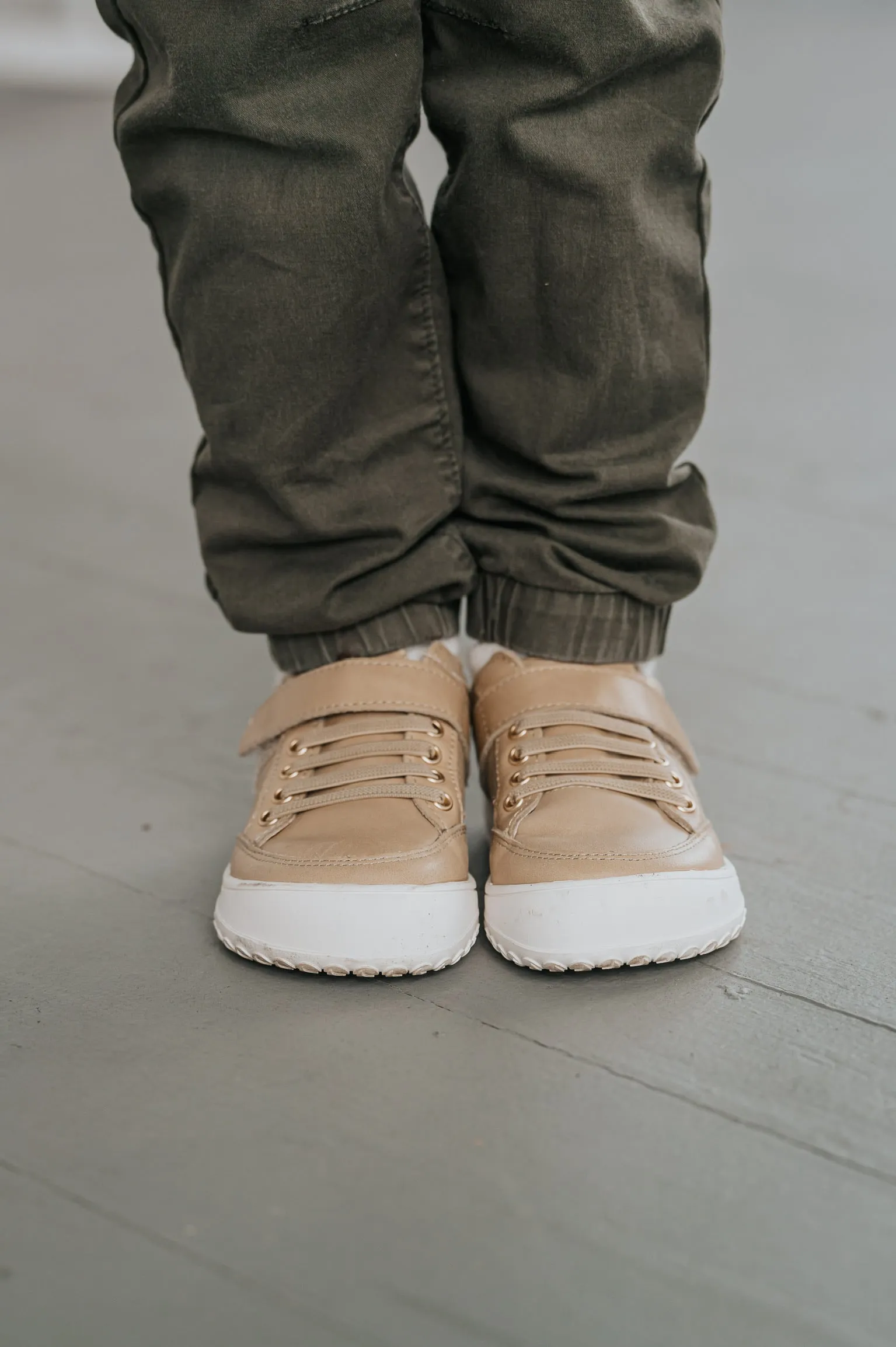 Pre-Order Play Perfect Beige Low Top {Premium Leather}