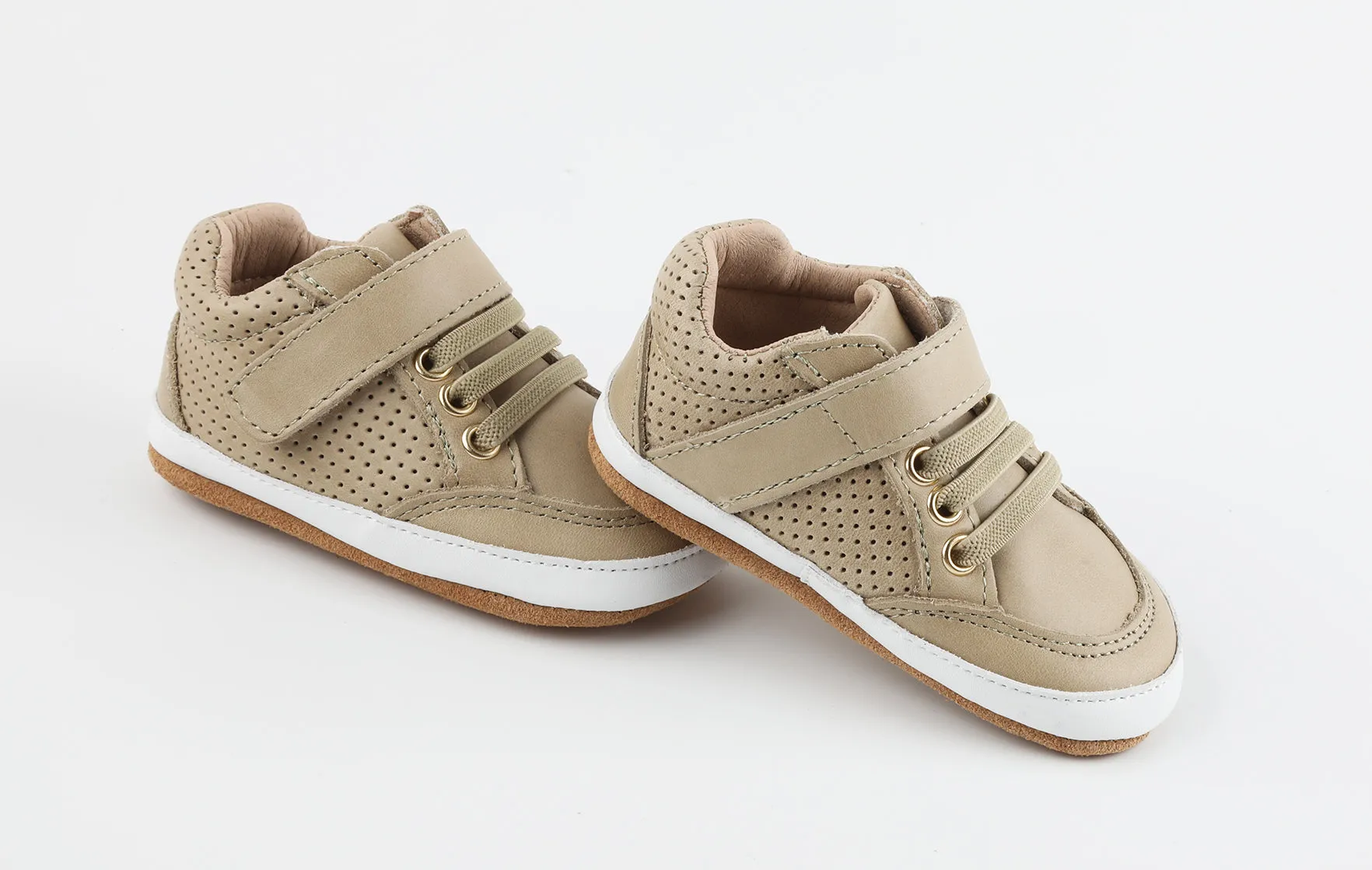 Pre-Order Play Perfect Beige Low Top {Premium Leather}