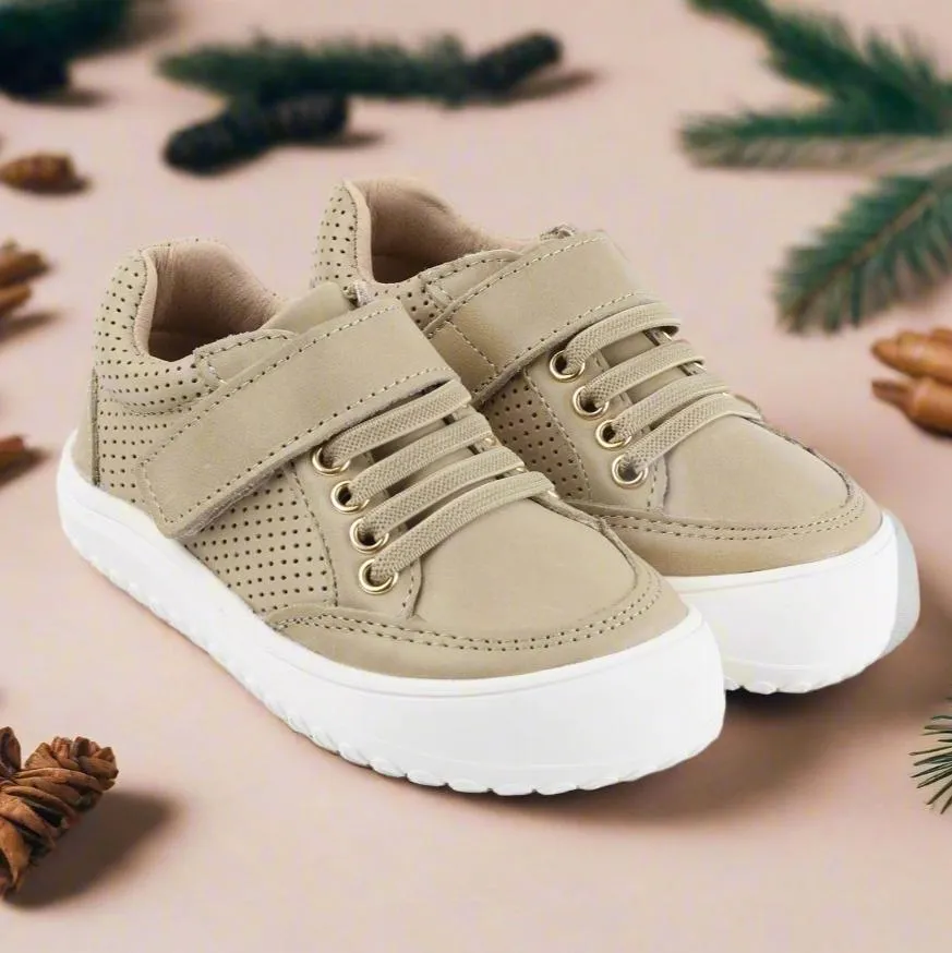 Pre-Order Play Perfect Beige Low Top {Premium Leather}