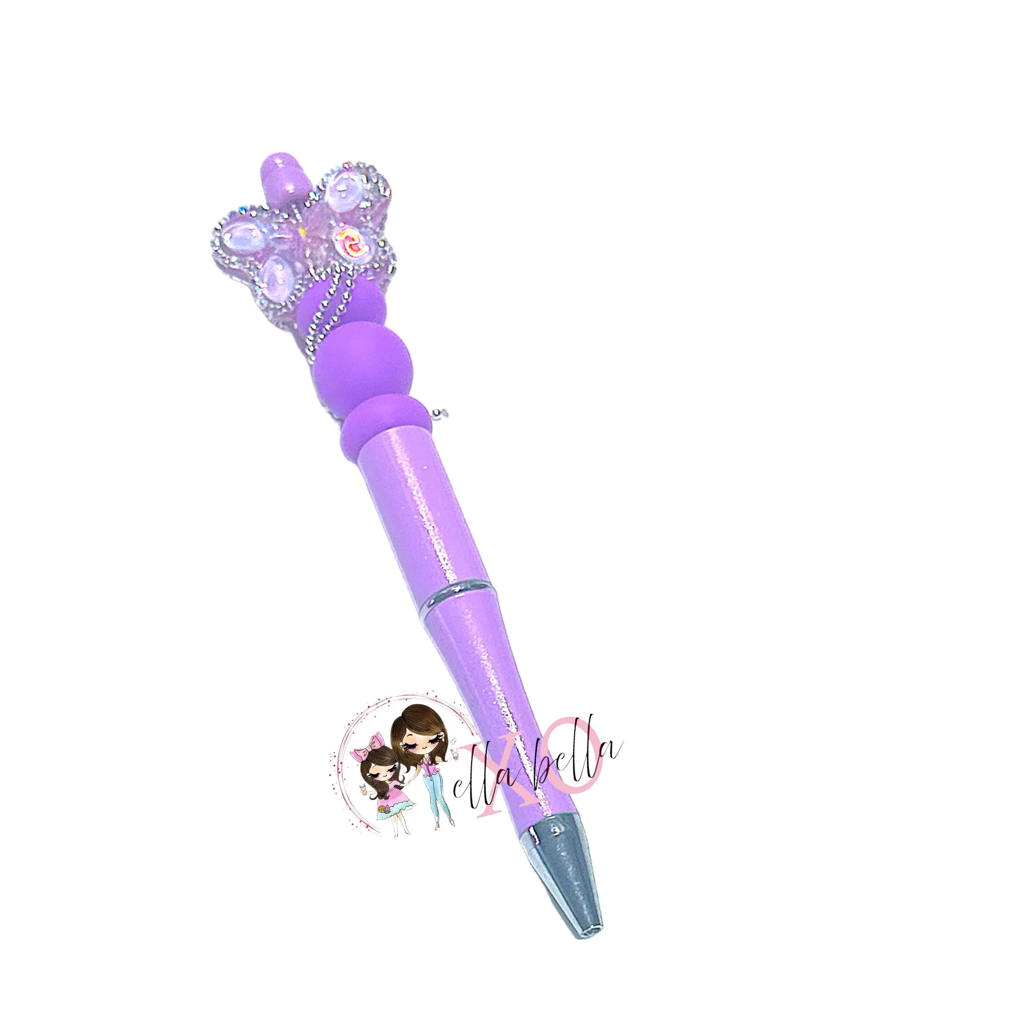 Purple Butterfly Pen