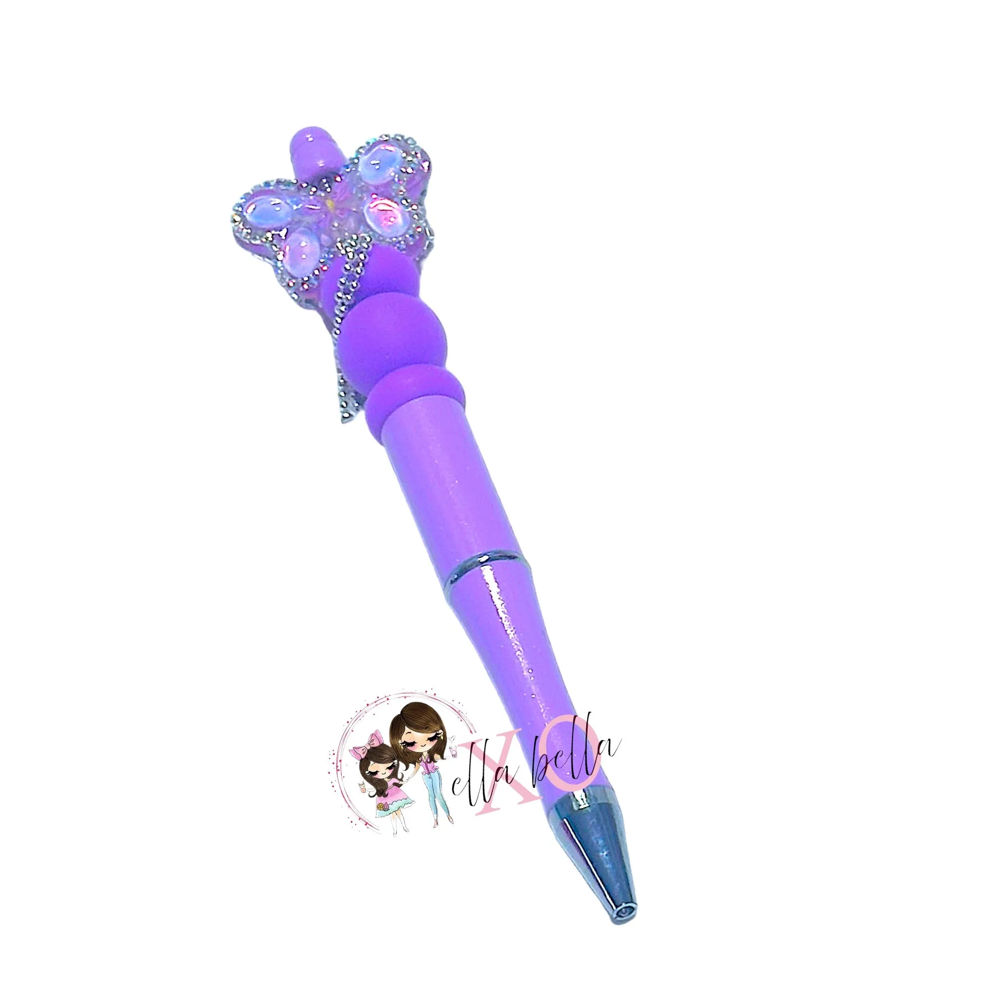 Purple Butterfly Pen