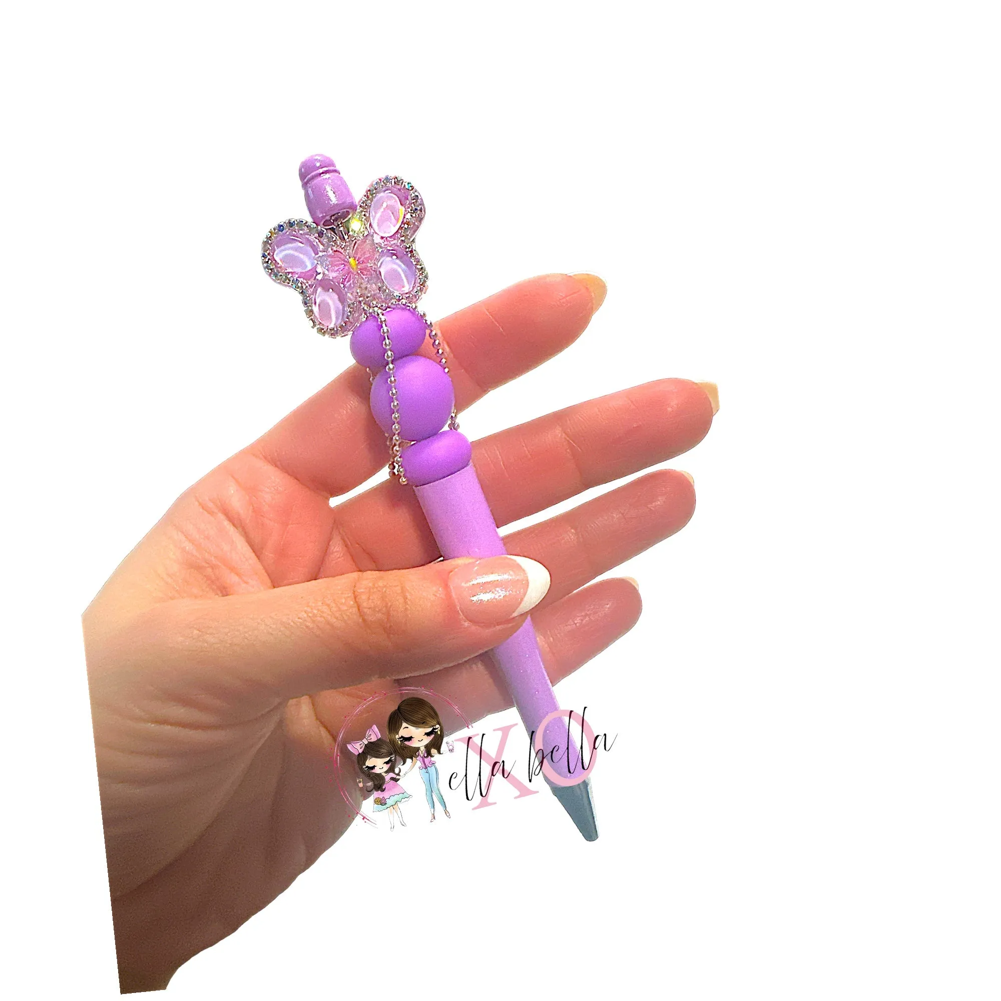 Purple Butterfly Pen