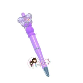 Purple Butterfly Pen