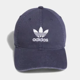 Relaxed Strap-Back Cap Mens Hat (Navy Blue)