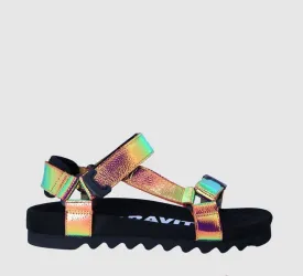 Rollie Sandal Tooth Wedge - Sunset Chrome