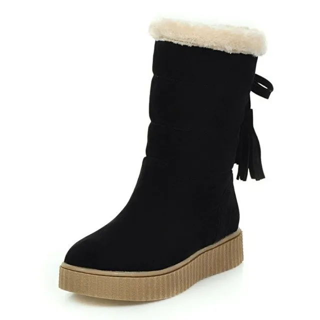 Tassels Snow Boots Flat with Casual