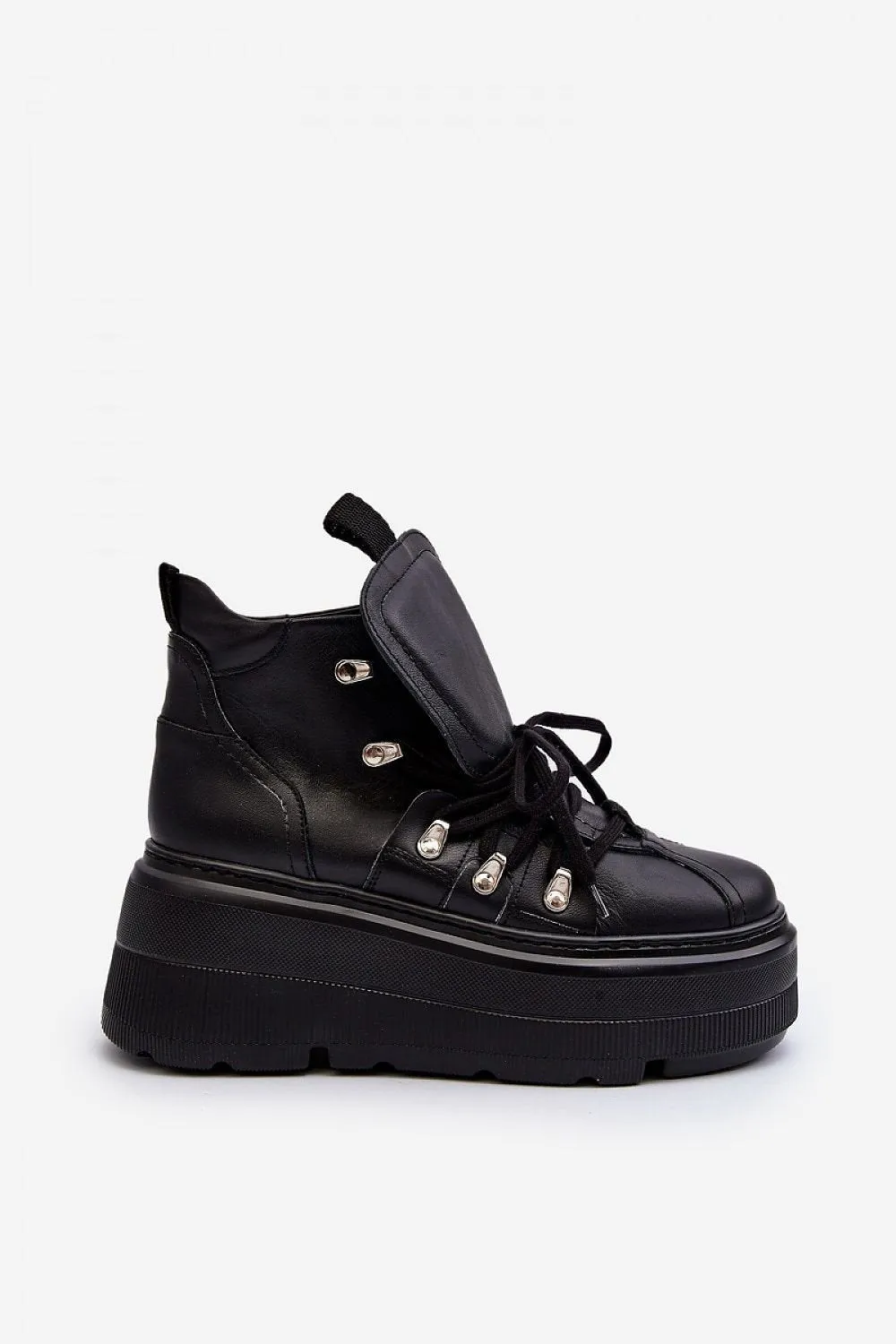 TEEK - Platform Laced High-Top Boots