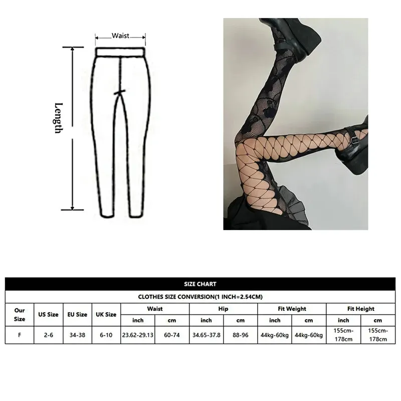 Trendy Mesh Gothic Fishnets Stockings