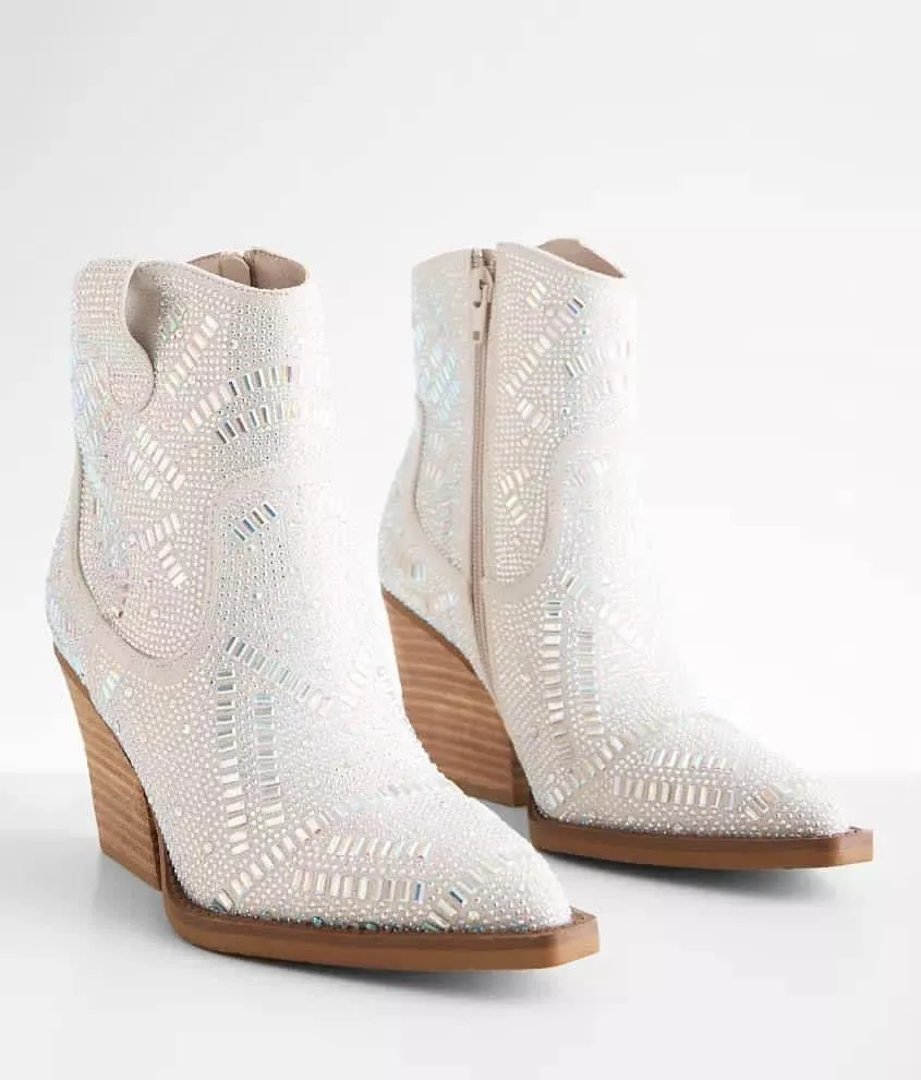 Very G "Maze" White Silver Bootie