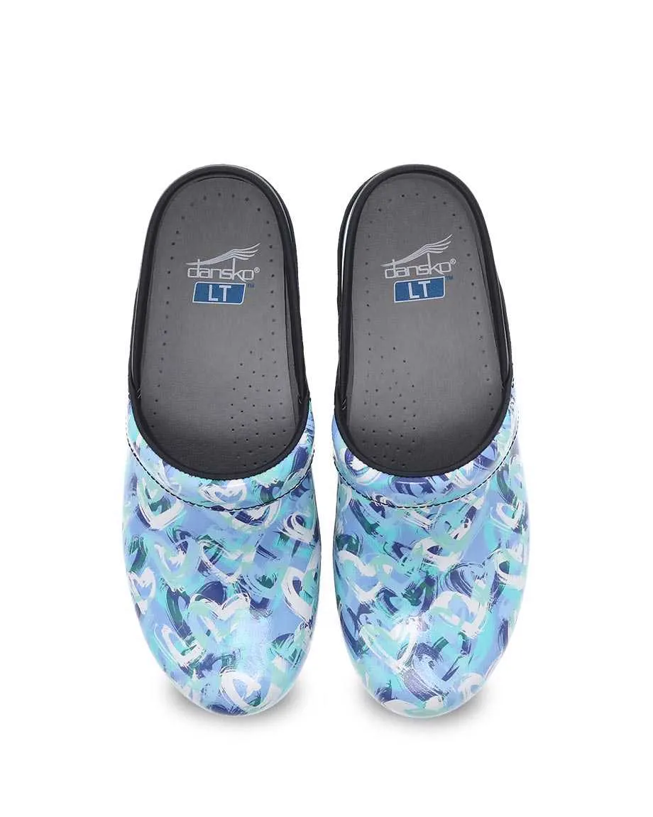 Women's Dansko LT Pro Color: Blue Heart Patent